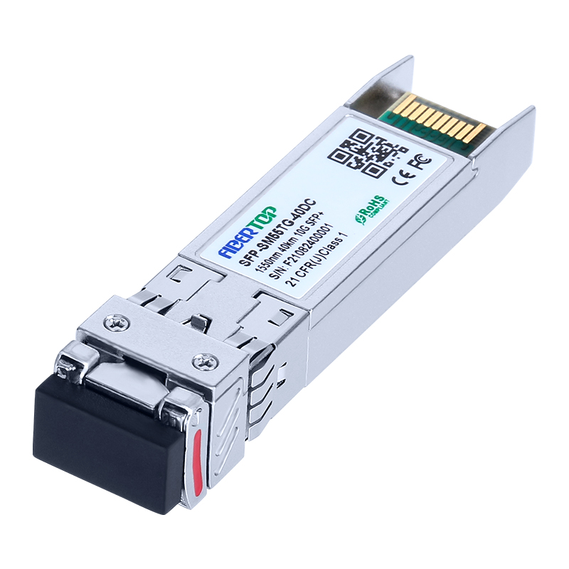 Moxa® SFP-10GERLC compatible 10G ER SFP+ SMF 1550nm 40km LC DOM Transceiver Module