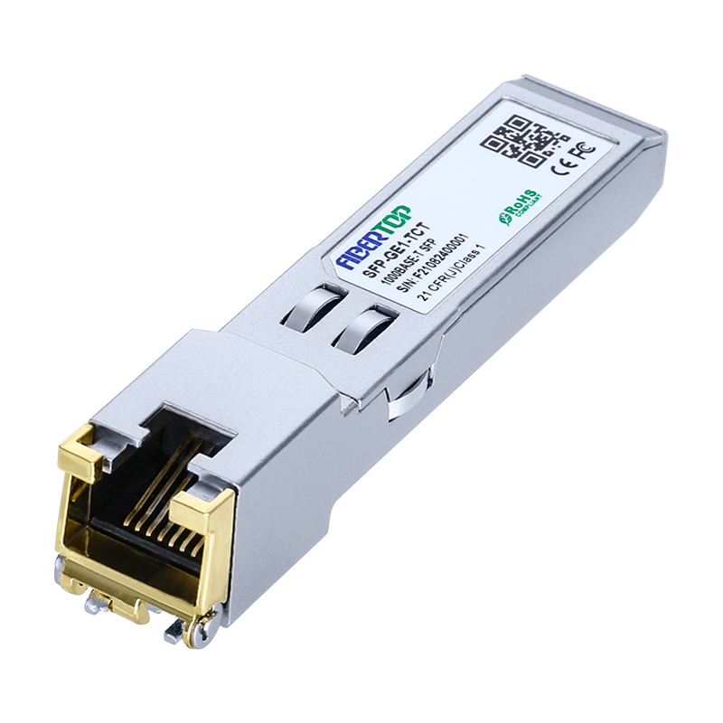 Cisco® GLC-T Compatible 1000BASE-T SFP Copper RJ-45 100m Transceiver Module
