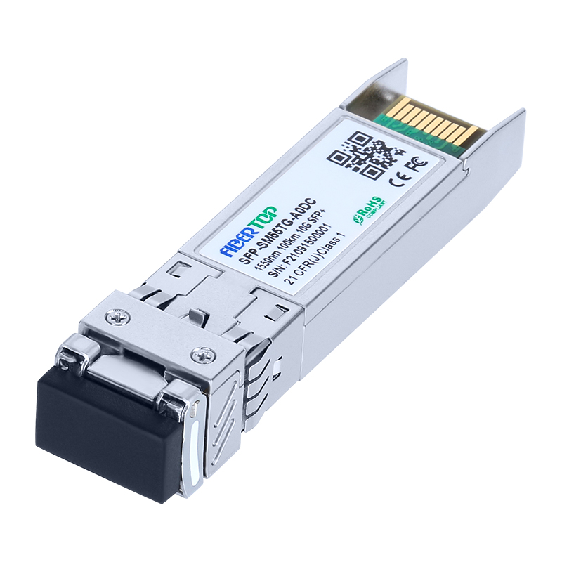 Cisco® SFP-10G-ZR100 Compatible 10GBase-ZR SFP+ Transceiver SMF 1550nm 100km LC DOM