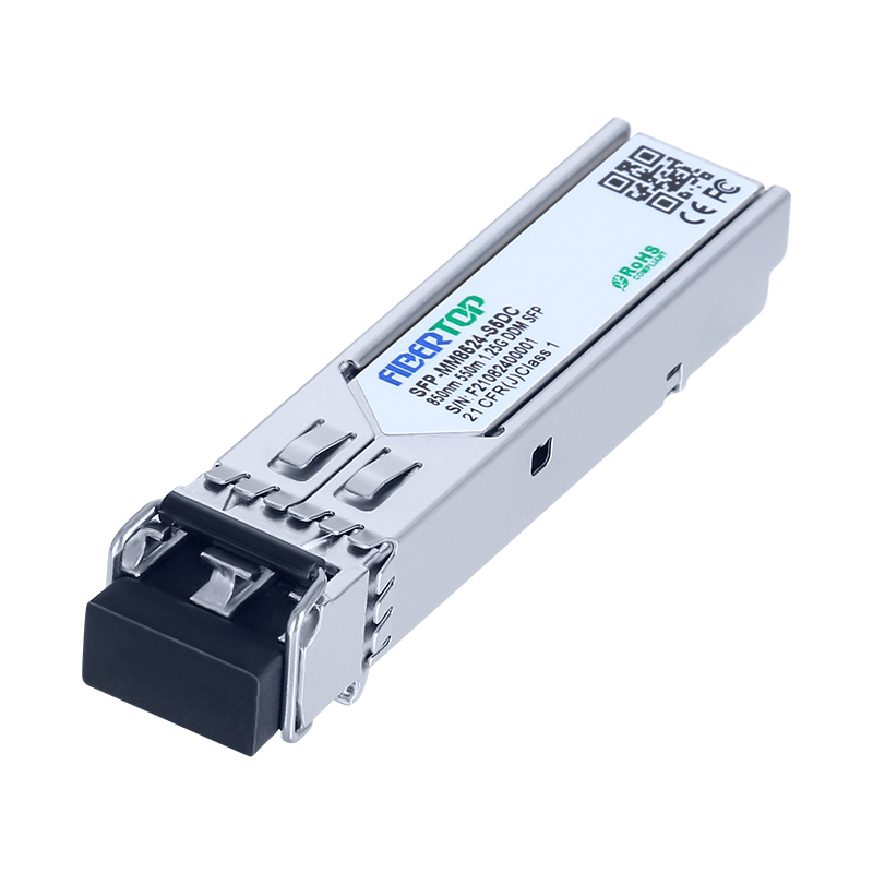 HW® SFP-1.25G-SX Compatible 1000Base-SX SFP Transceiver MMF 850nm 550m LC DOM