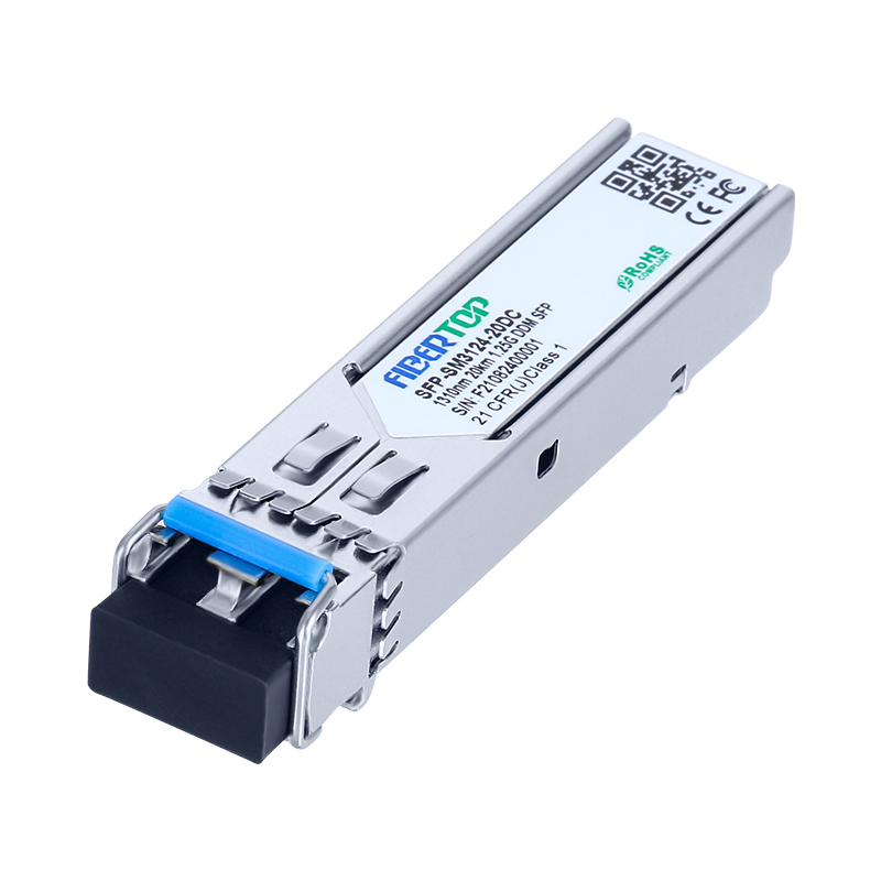 Cisco® GLC-LH-SM-20 Compatible 1000Base-LX/LH SFP Transceiver SMF 1310nm 20km LC DOM