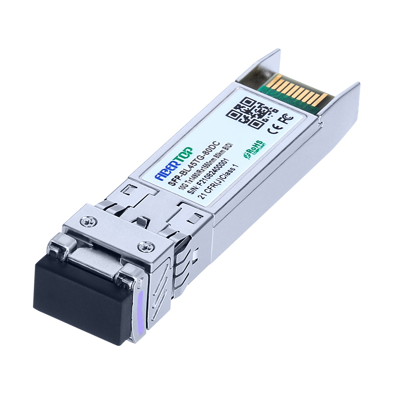 Juniper® EX-SFP-10GE-BX80-U  Compatible 10G BIDI 80km SFP+ Transceiver SMF 1490nm Tx/1550nm Rx Single LC DOM