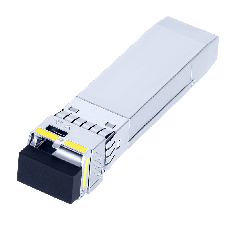 MikroTik® S+54LC80D Compatible 10G BIDI 80km SFP+ Transceiver SMF 1550nm Tx/1490nm Rx Single LC DOM