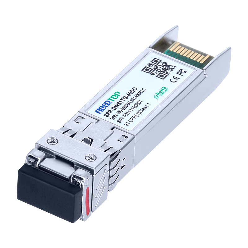 H3C® C61 DWDM-SFP10G-28.77-40 Compatible 10G DWDM SFP+ Transceiver SMF CH61 1528.77nm  40km LC DOM