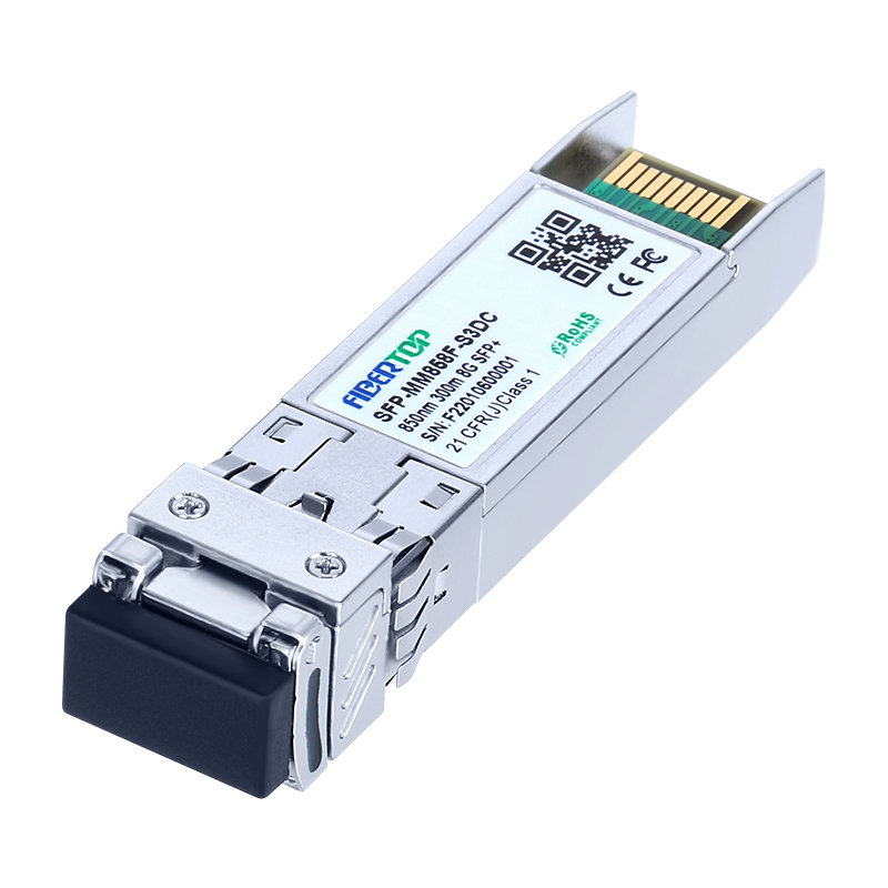 Brocade® XBR-000147 Compatible 8G Fiber Channel SR SFP+Transceiver MMF 850nm LC DOM