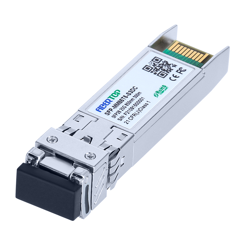 Cisco® Compatible 25GBase-ESR SFP28 Transceiver MMF 850nm 300m LC DOM