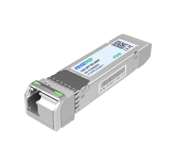 FIBERTOP 12Gbps BIDI Video SFP transceiver SMF 1270NM/1330NM 20km Single LC DOM Transmitter & Receiver  for SD/HD/3G/6G/12G-SDI