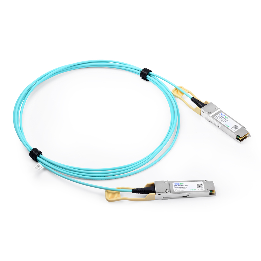 40G QSFP+ Active Optical Cable 1M-100M AOC