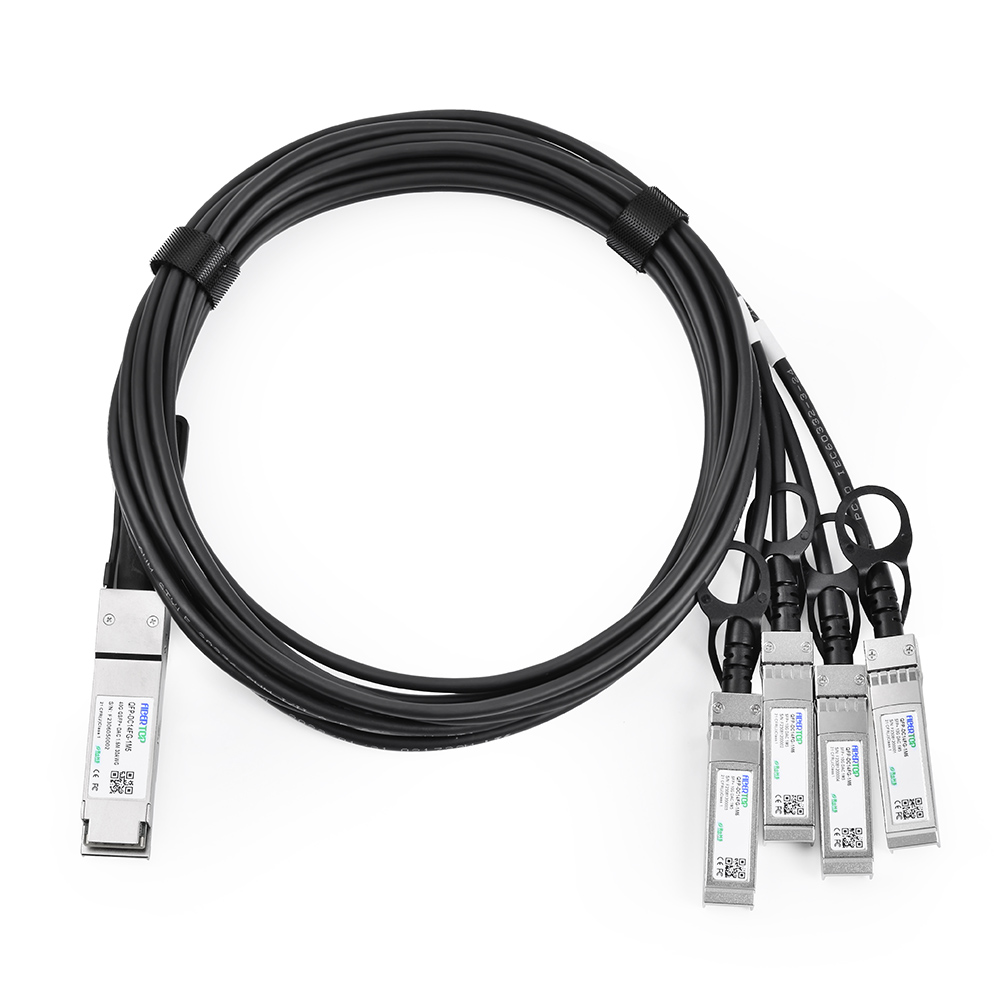 40G QSFP+ to 4xSFP+ Breakout Twinax Copper Passive 1m- 5m DAC Cable