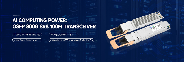 OSFP 800G 100m Transceiver Technology Explained